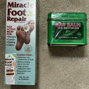 BRAND NEW Feet / Skin Repair Moisturizer Bundle (Miracle Foot Repair and Bag Bal